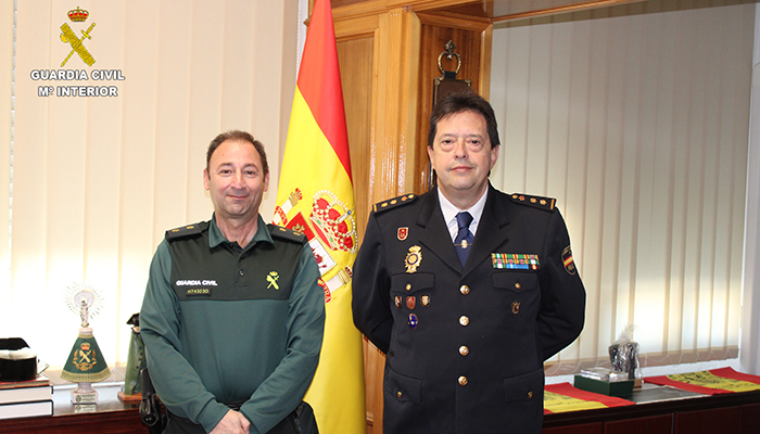 La Comandancia De La Guardia Civil De Cuenca Recibe Al Nuevo Comisario