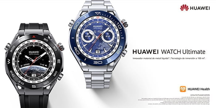 Smartwatch Huawei Watch Ultimate Plata